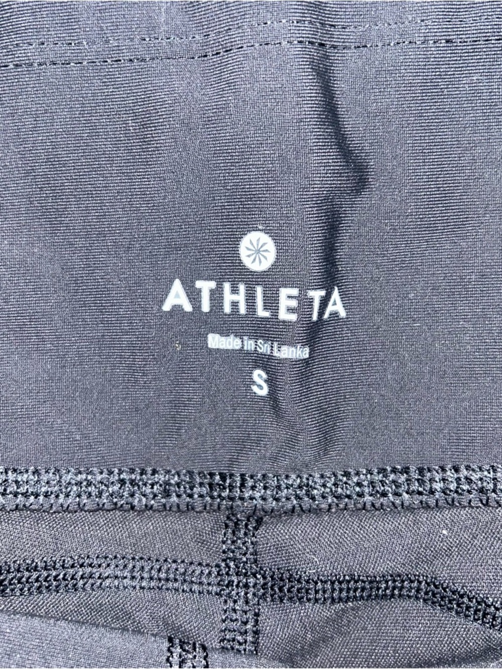 Athleta Black Women’s Performance Leggings. Full Length Size Small - Picture 3 of 8